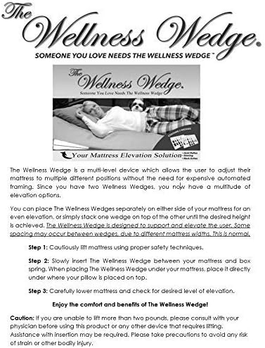 Wellness Wedge Two Pack Bed Wedge for Acid Reflux Relief