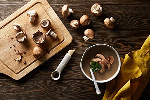 Chefn ShroomBroom Mushroom Cleaner and Corer Taupe