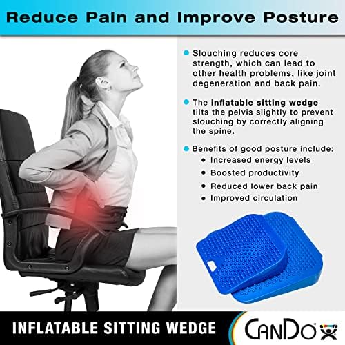 CanDo Sitting Wedge for Posture Back Pain Relief
