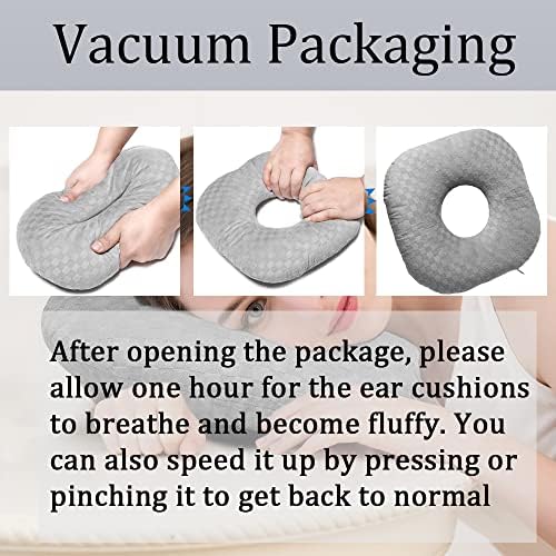 Wuronsa Ear Piercing Pillow for Side Sleepers 1