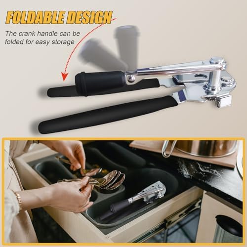ICEKATI Manual Can Opener Heavy Duty with Magnet