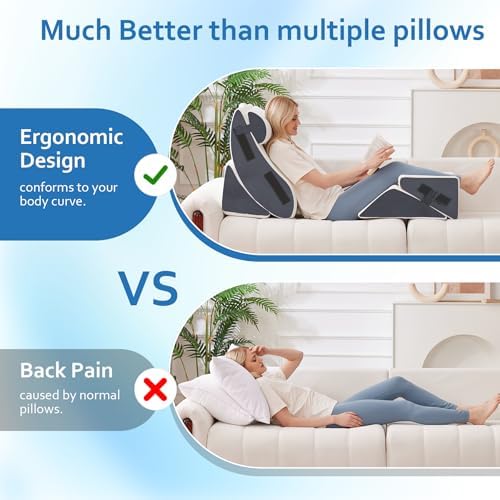 5Pcs Orthopedic Wedge Pillow Set for Post Surgery Relief 1