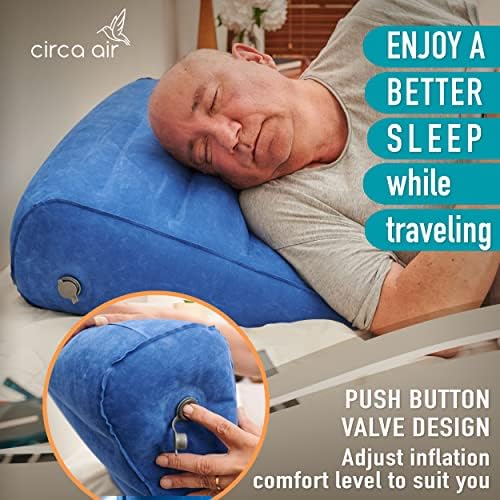 Circa Air Inflatable Wedge Pillow for Travel