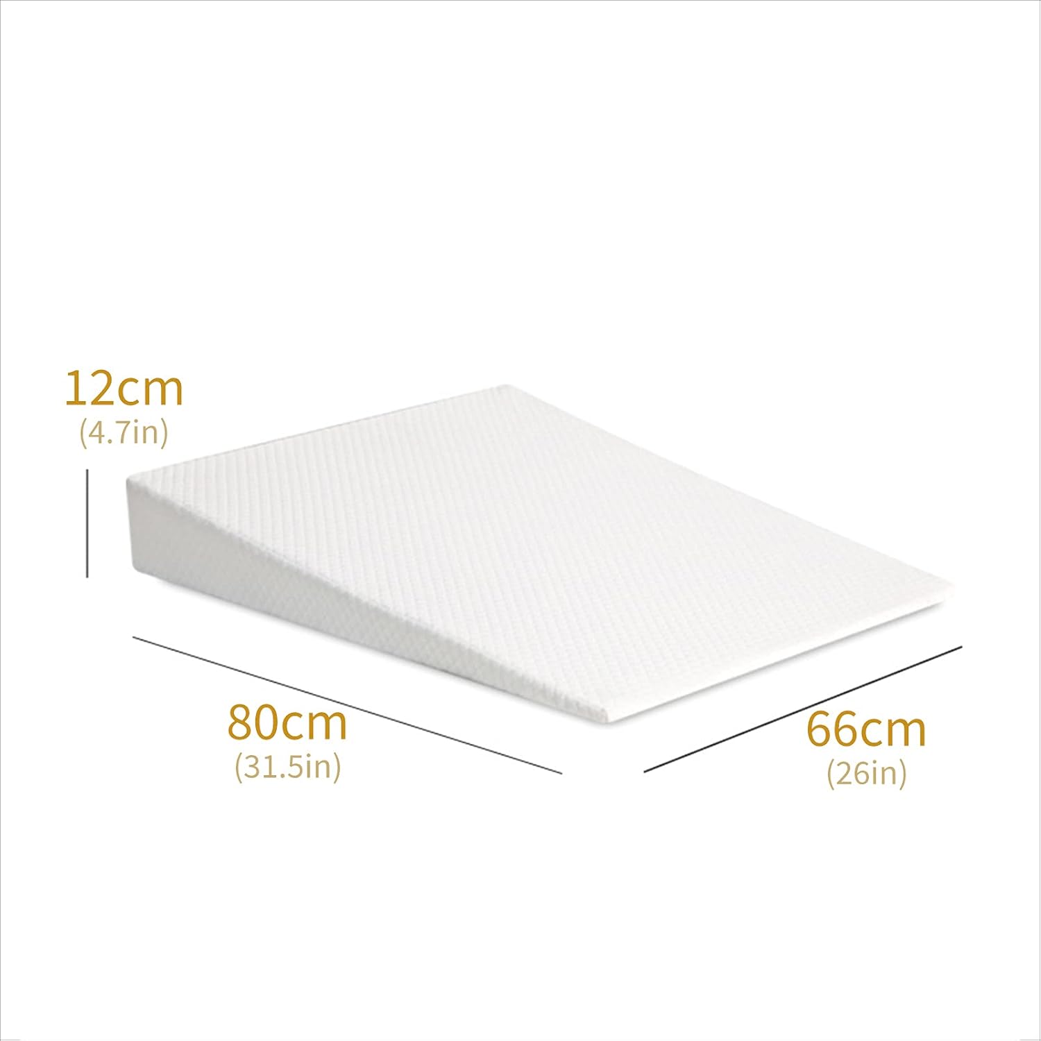 BOVFUN 5 Inch Wedge Pillow for Back Relief and Sleep Support