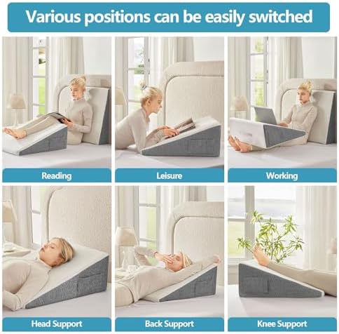 Nordjager Wedge Pillow for Sleep and Resting