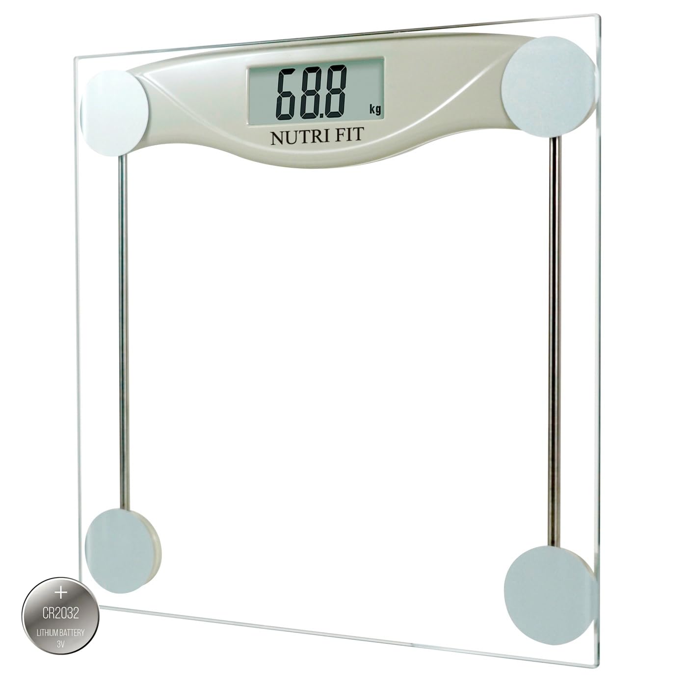 NUTRI FIT Digital Bathroom Scale for Weight Loss