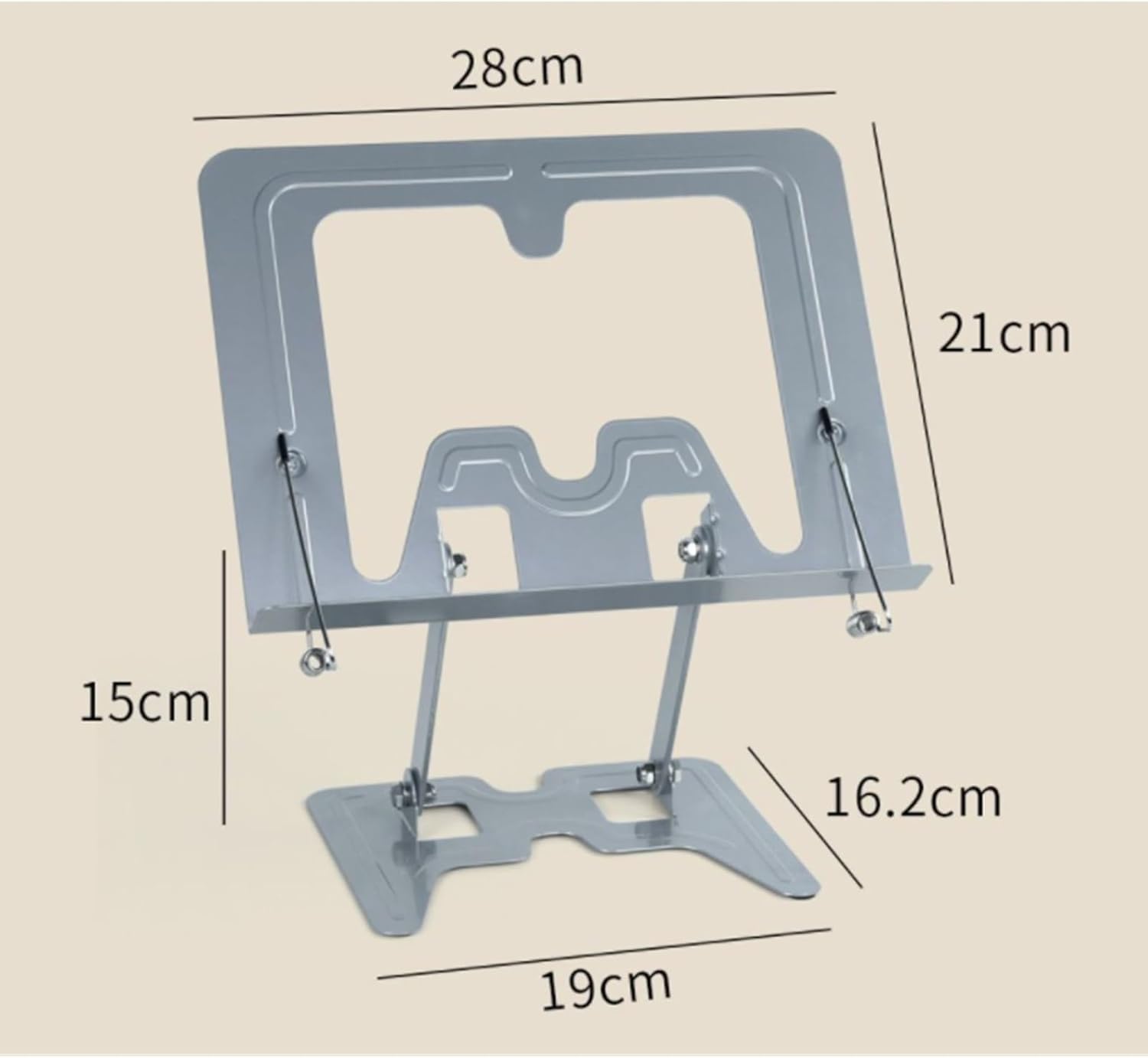 Adjustable Cookbook Holder for Kitchen Use Pink
