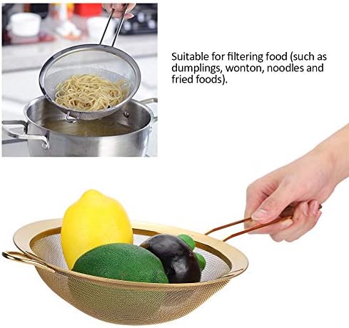 JOROBURO Fine Mesh Strainer Set with Long Handle