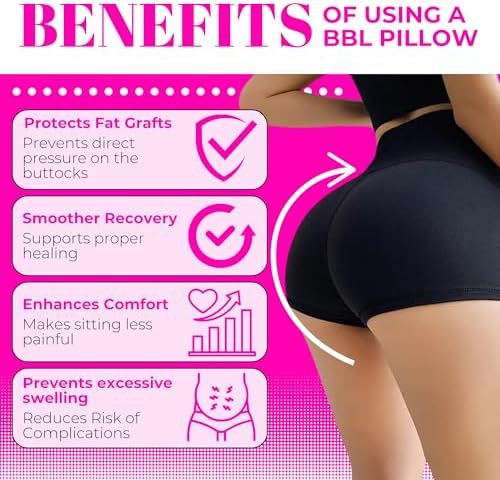 Bombshell Booty Pillow Lifting Cushion for Post Surgery Recovery