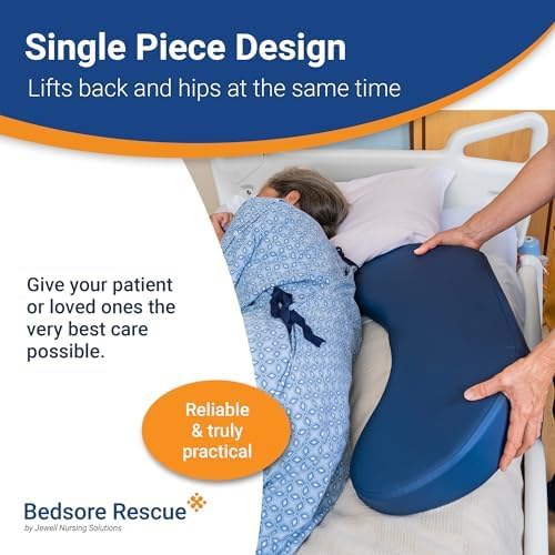 Bedsore Rescue Positioning Pillow Wedge - Tailbone Buttocks Support