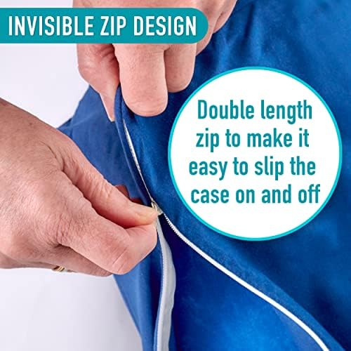 Circa Air Wedge Pillow Cover - Ultra Soft Microfiber Zippered 24x24x8