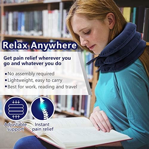 S Cervical Neck Traction Device - Adjustable Inflatable