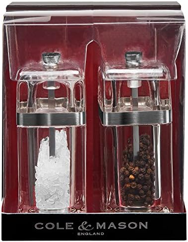 Cole Mason Precision Kempton Salt Pepper Shaker Set