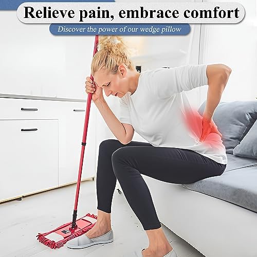 Axelrod 4PCS Orthopedic Wedge Pillow Set for Back Neck Leg Pain Relief