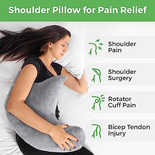 AbleUplift Rotator Cuff Pillow Gray