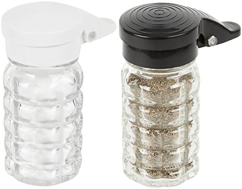 Tablecraft Moisture Proof Salt Pepper Shakers Set of 2
