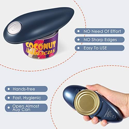 ViperSnap One Touch Electric Can Opener Blue