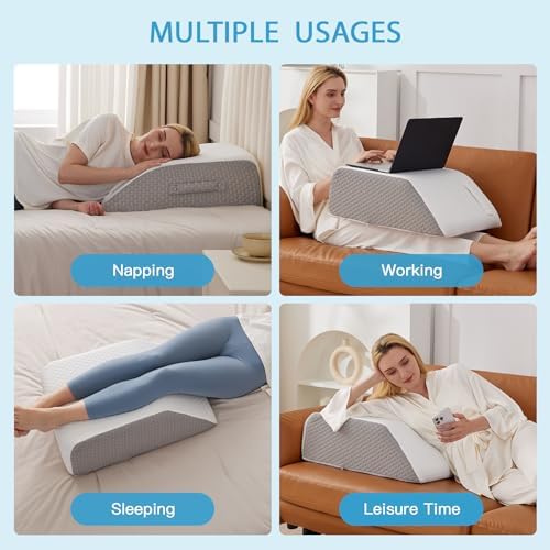 MEGCXIT Leg Elevating Pillow for Swelling Relief and Blood Circulation