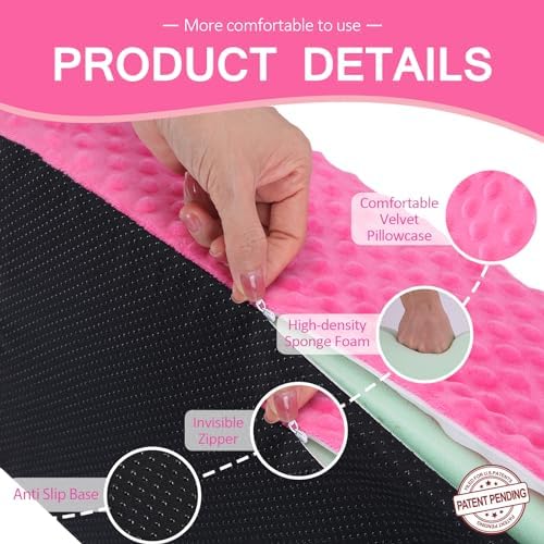 Jacobable Wedge Pillow for Side Sleeping Support