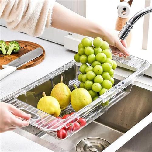 EUUDROBY Collapsible Drain Basket for Kitchen