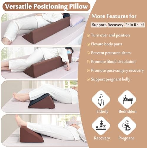 AOSSA Bed Rail Foam Wedge for Elderly Safety and Comfort