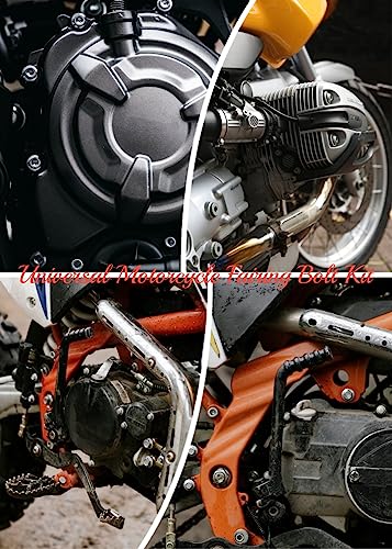 210PCS Universal Fairing Bolt Kit for Motorcycles