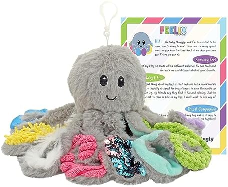 Baby Quiggly Mini Sensory Octopus Plush Toy