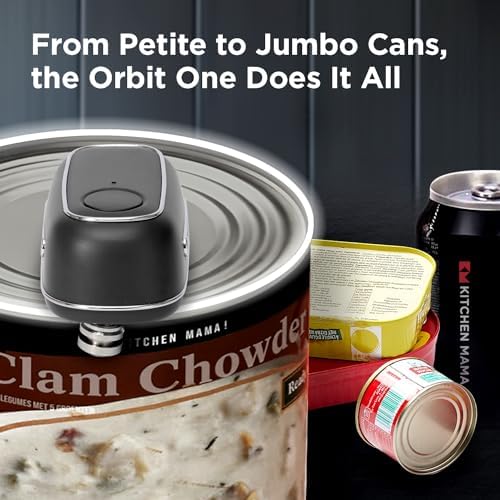Kitchen Mama Orbit One Rechargeable Can Opener with Storage Box