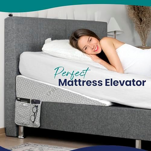 EPHEDORA Queen Bed Wedge for Acid Reflux Support