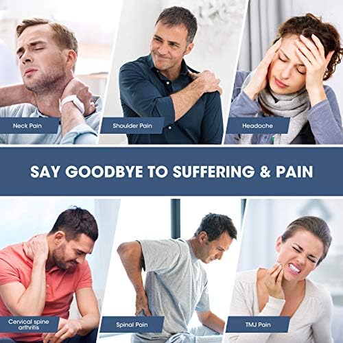 ZAMAT Neck and Shoulder Relaxer with Magnetic Therapy Pillowcase 1