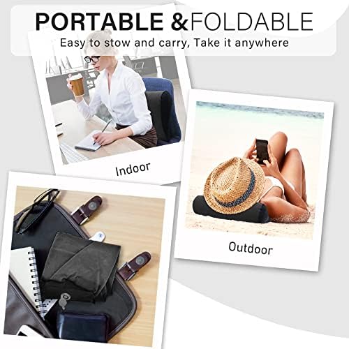 Portable Inflatable Wedge Pillow - Lightweight for Sleep Apnea Relief and Travel