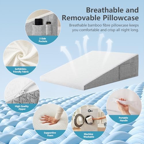 Nordjager Wedge Pillow for Sleep and Resting