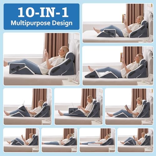 5Pcs Orthopedic Wedge Pillow Set for Post Surgery Relief 1