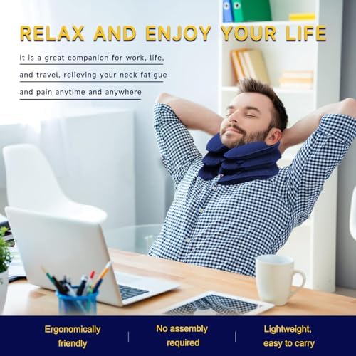 Adjustable Inflatable Neck Stretcher for Pain Relief 1