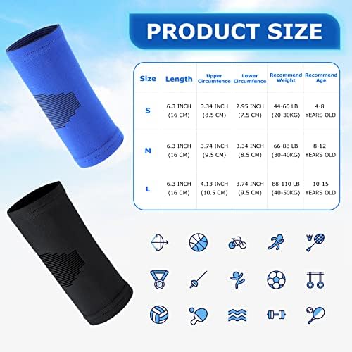 Kasyat Kids Elbow Compression Sleeve 2Pcs Small
