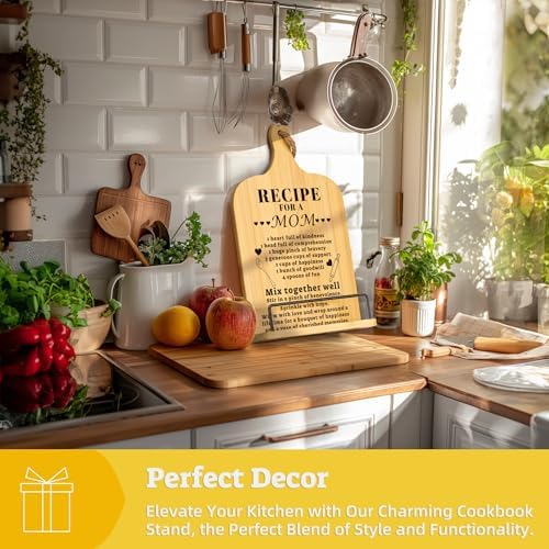 Happy Mothers Day Cookbook Stand for Kitchen