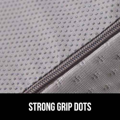 GORILLA GRIP Bed Wedge Pillow with Dots and Storage