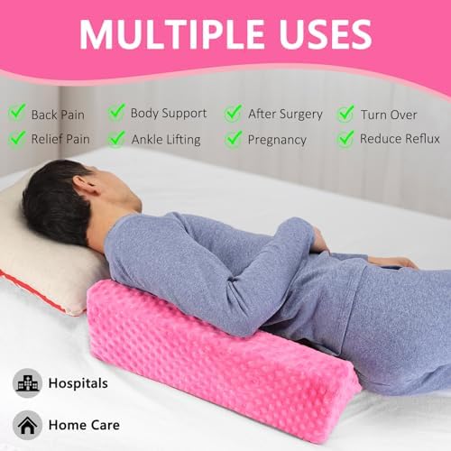 Jacobable Wedge Pillow for Side Sleeping Support