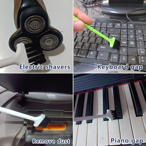 12Pcs Crevice Cleaning Brush Set for Bathrooms Kitchens Windows Showers