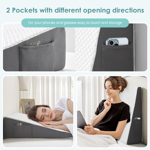 Cozymaker 75 Bed Wedge Pillow for Post Surgery Support