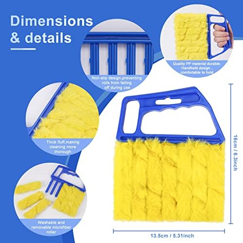Lazynice Blue Mini Blinds Cleaner with 7 Blades