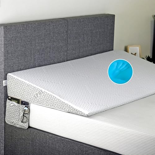 EPHEDORA Queen Bed Wedge for Acid Reflux Support