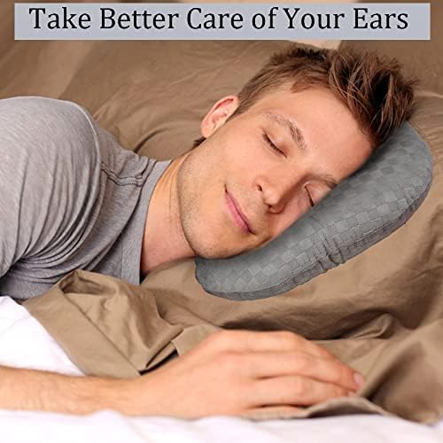 Wuronsa Ear Piercing Pillow for Side Sleepers 1