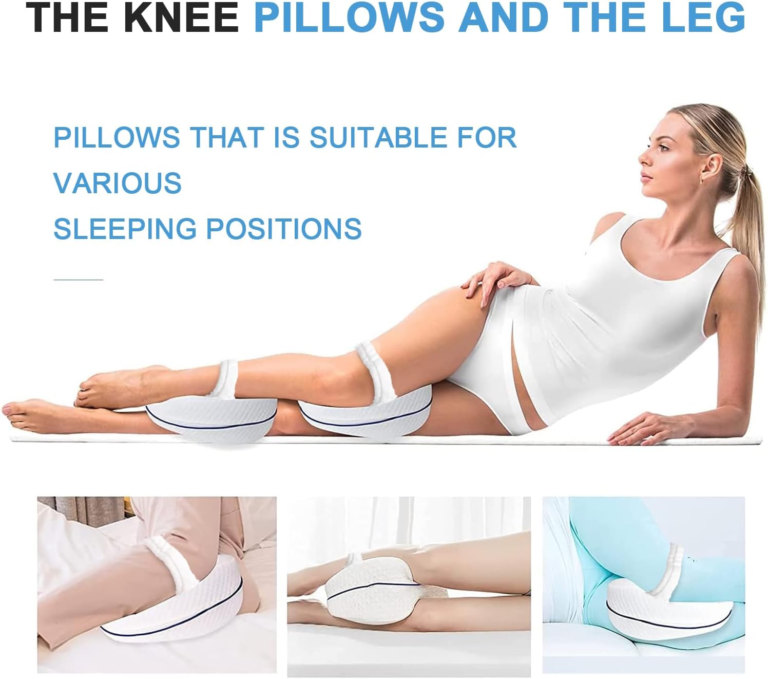 Vertdens Leg Pillow for Side Sleepers Back Pain Relief