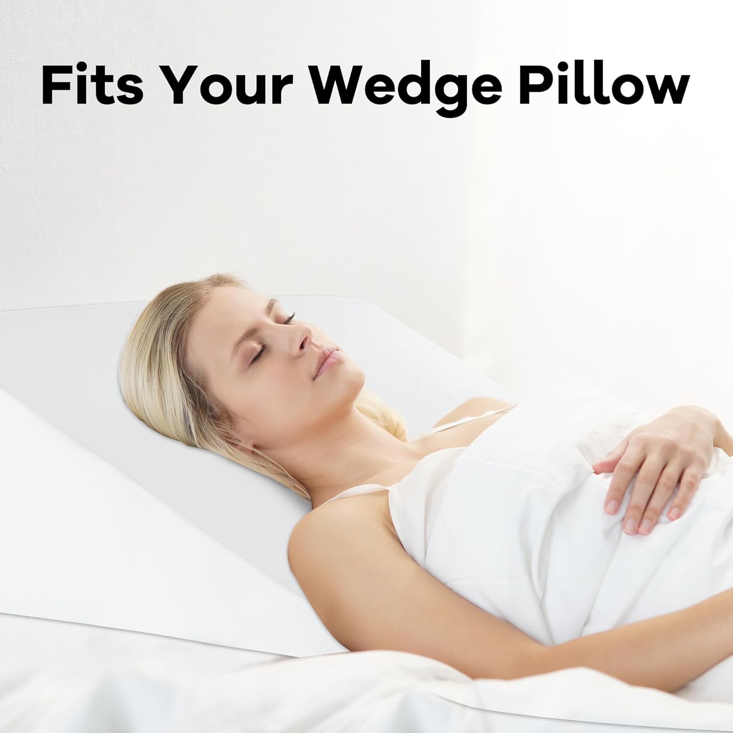 HOMBYS Cooling Wedge Pillow Cover Q-max 04 Cool Sleep Pillowcase