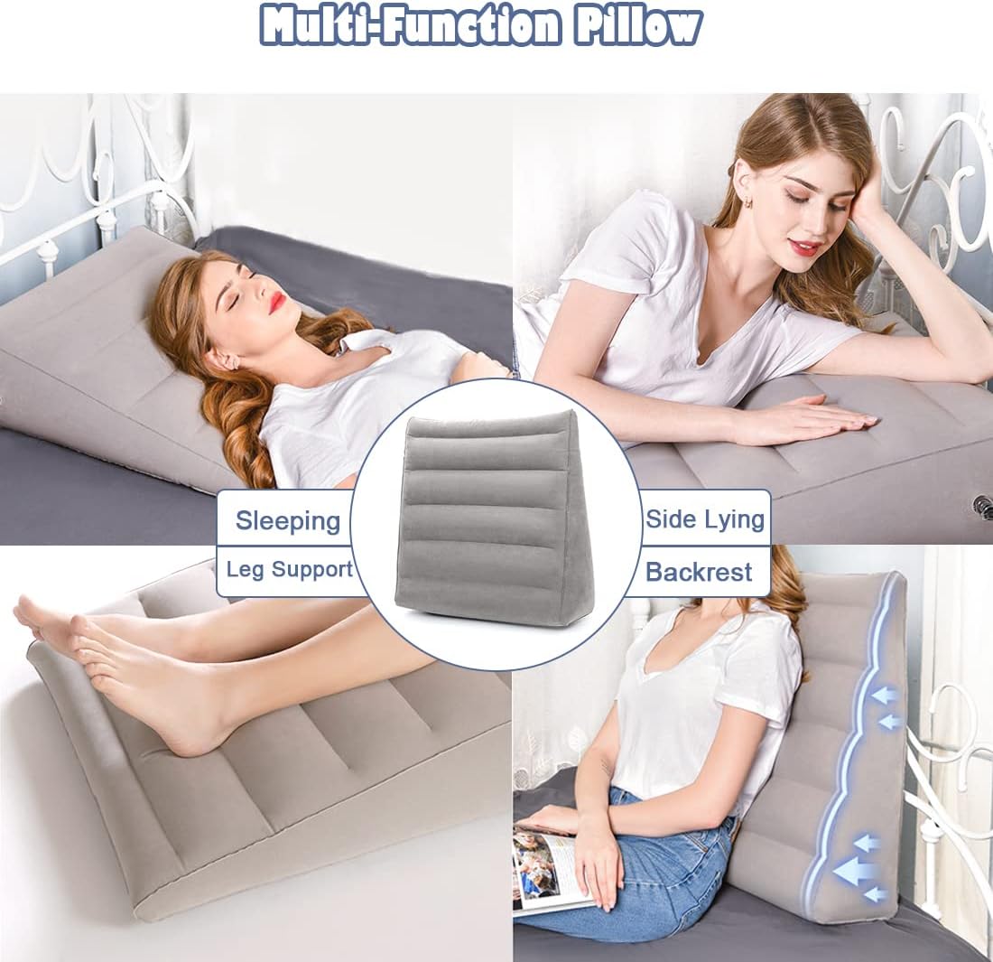 VOPHIA Inflatable Wedge Pillow - Grey