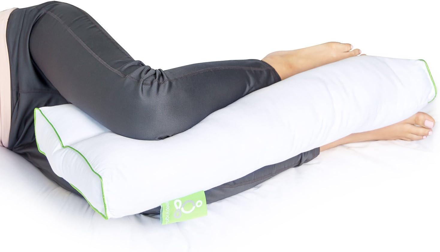Sleep Yoga Knee Support Pillow for Back and Side Sleepers