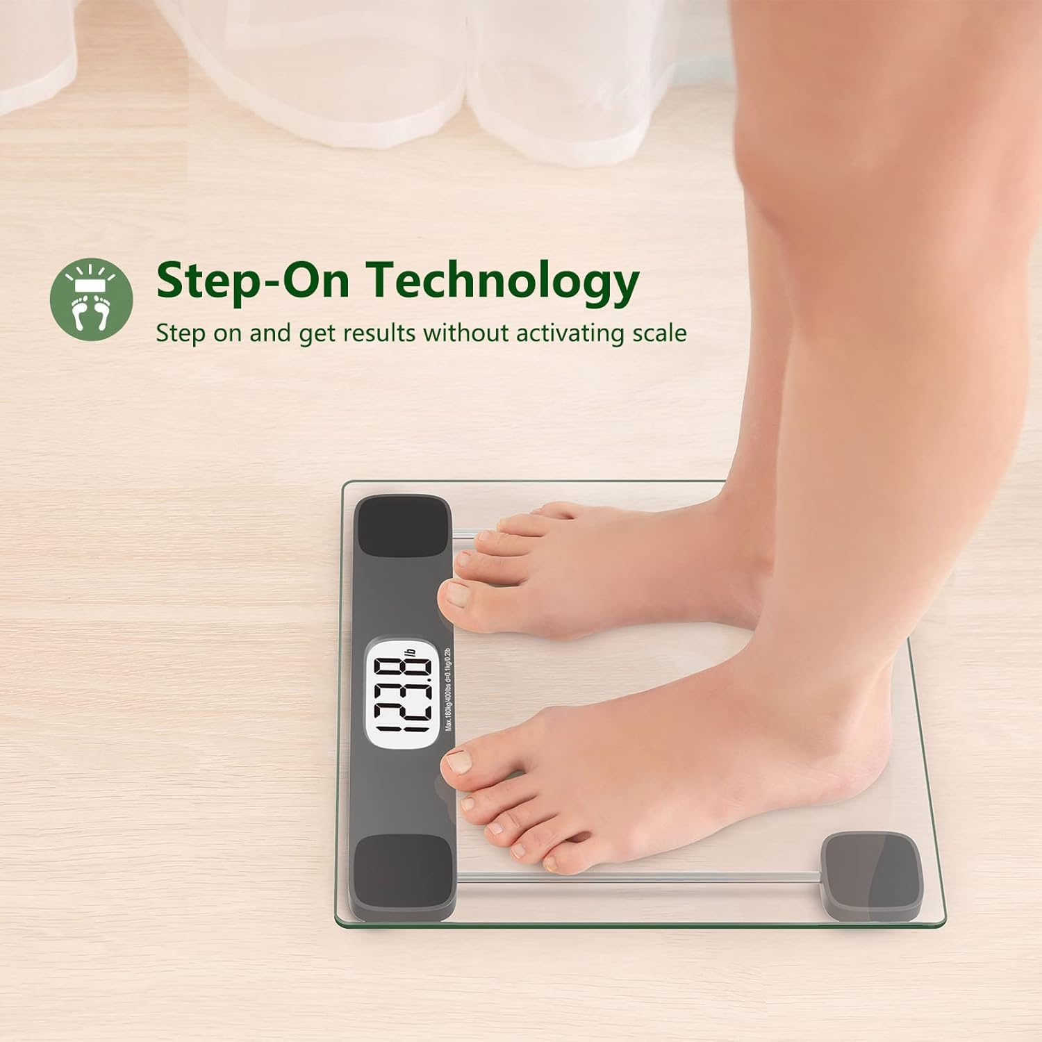 ZOETOUCH Digital Body Weight Scale 400lbs