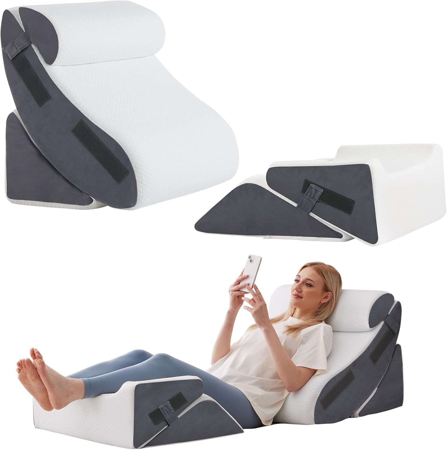 5Pcs Orthopedic Wedge Pillow Set for Post Surgery Relief 1