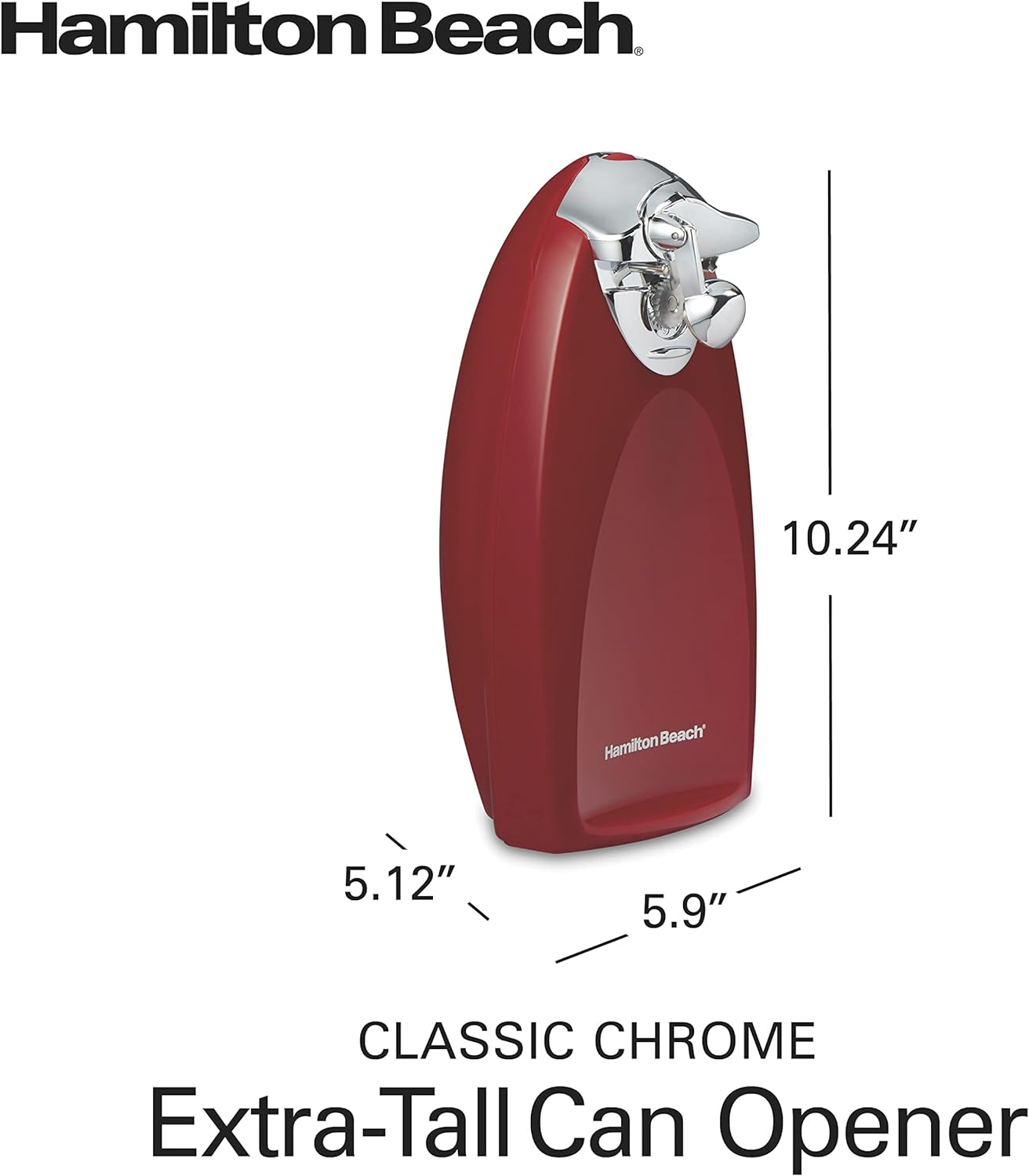Hamilton Beach Electric Can Opener with Auto Shutoff and SureCut Technology
